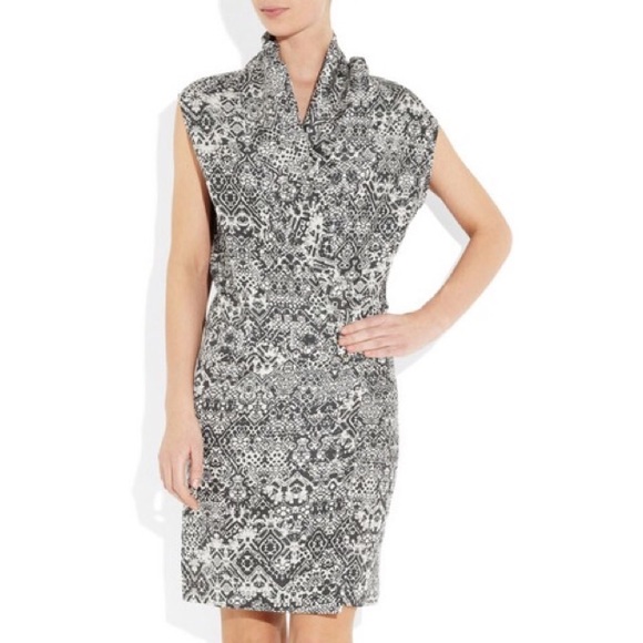 Yves Saint Laurent Dresses & Skirts - Yves Saint Laurent Printed Silk-Habotai Dress